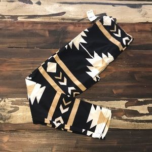 Aztec print leggings